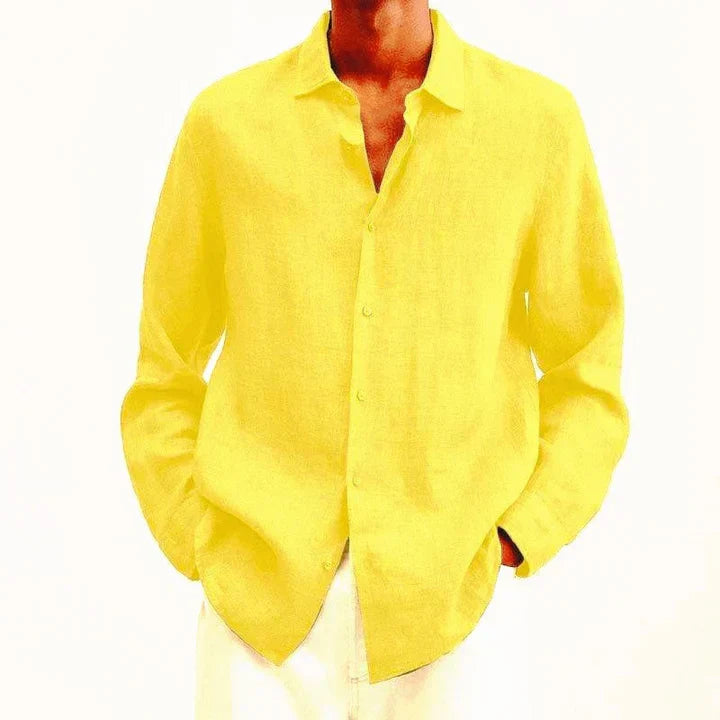 Comfortable Classic Linen Men's Shirt
