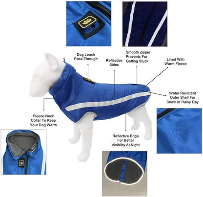Best Dog Winter Coats - Reflective Warm Snow Jacket