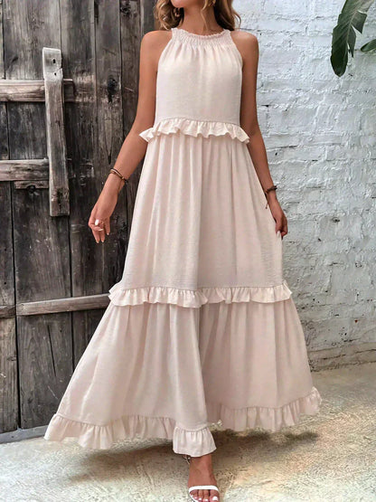 Elegant Women's Flower Print Dress