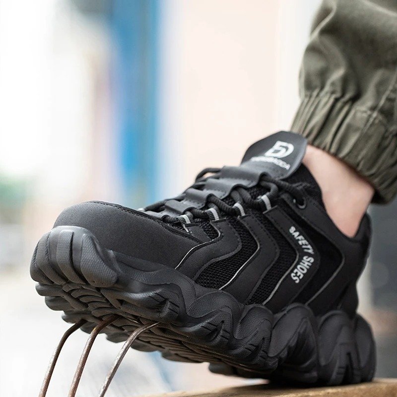 Unisex Orthopedic Shoes Indestructible Solid Sole Reflective Safety Sneakers