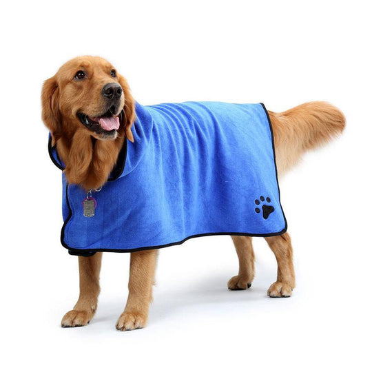 Dog Bathrobe Towel | Soft Absorbing Microfiber