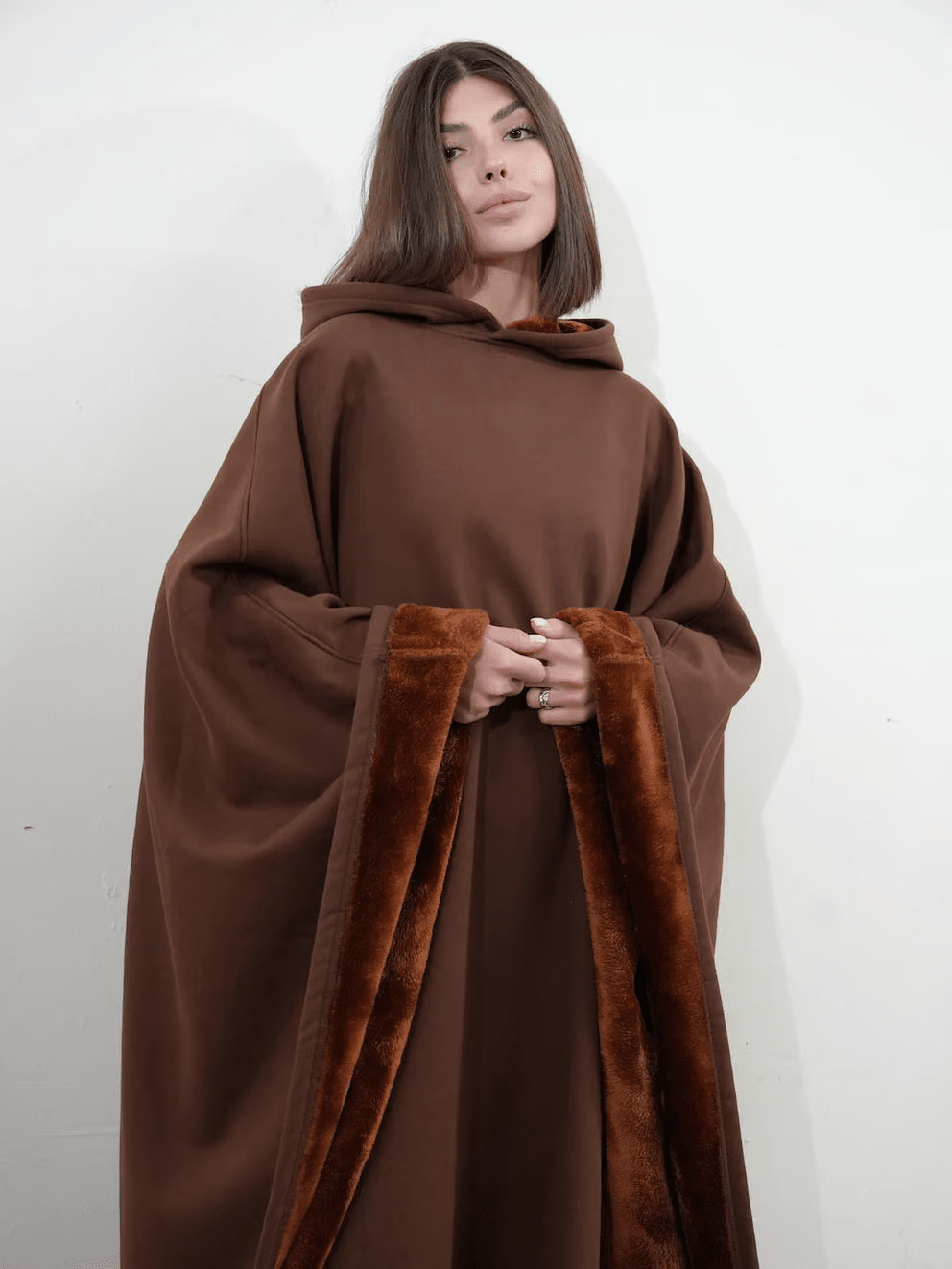 Warm Winter Fleece Hooded Jacket