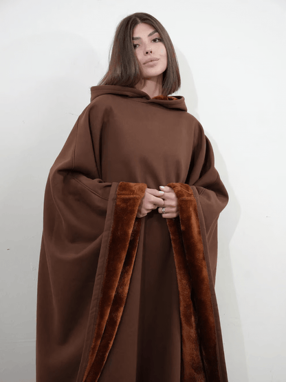 Warm Winter Fleece Hooded Jacket