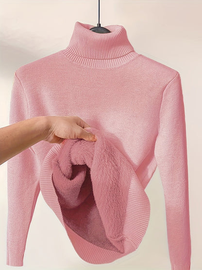 Soft Women's Classic Crew Neck Pullover Sweater