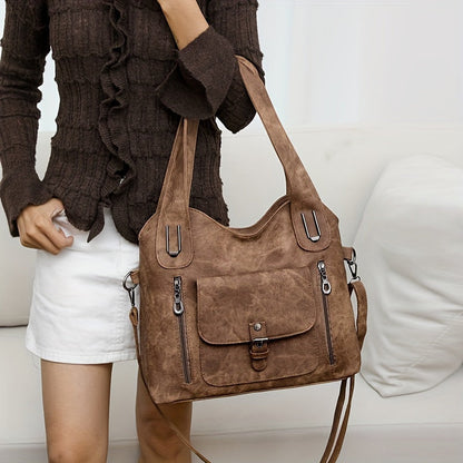 Classic Stylish Shoulder Handbag - OutfitLondon