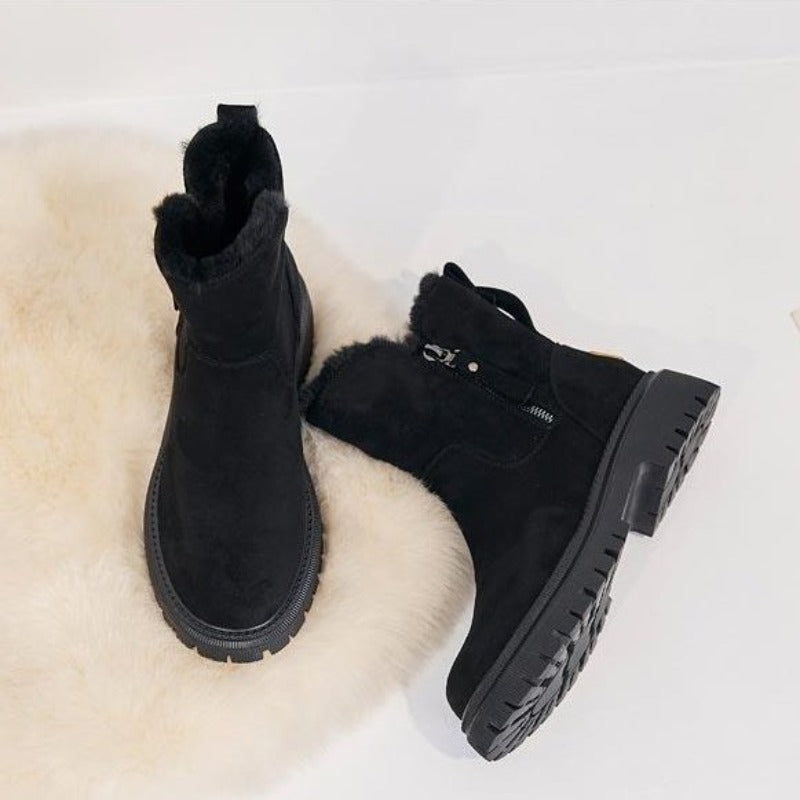 Orthopedic Snow Boots Women Warm Ankle Shoes