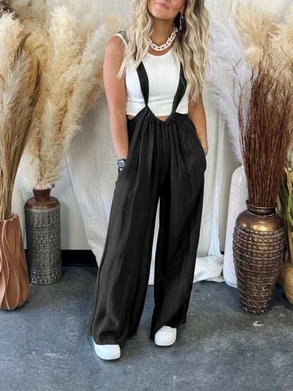 Relaxed Fit Womens Tank Jumpsuit - OutfitLondon