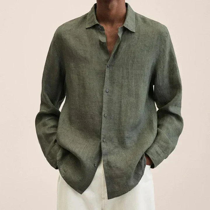 Comfortable Classic Linen Men's Shirt