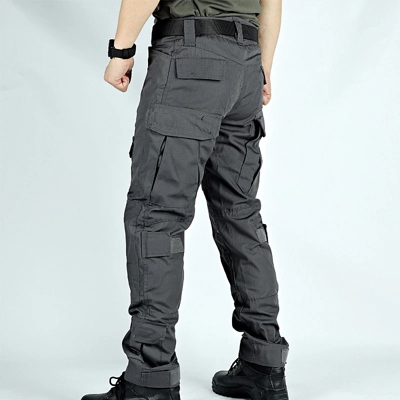 Men's Cargo Pants Pocket Plain Camouflage Comfort Breathable