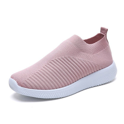 Women Shoes Knitting Sock Slip On Flat Sneakers