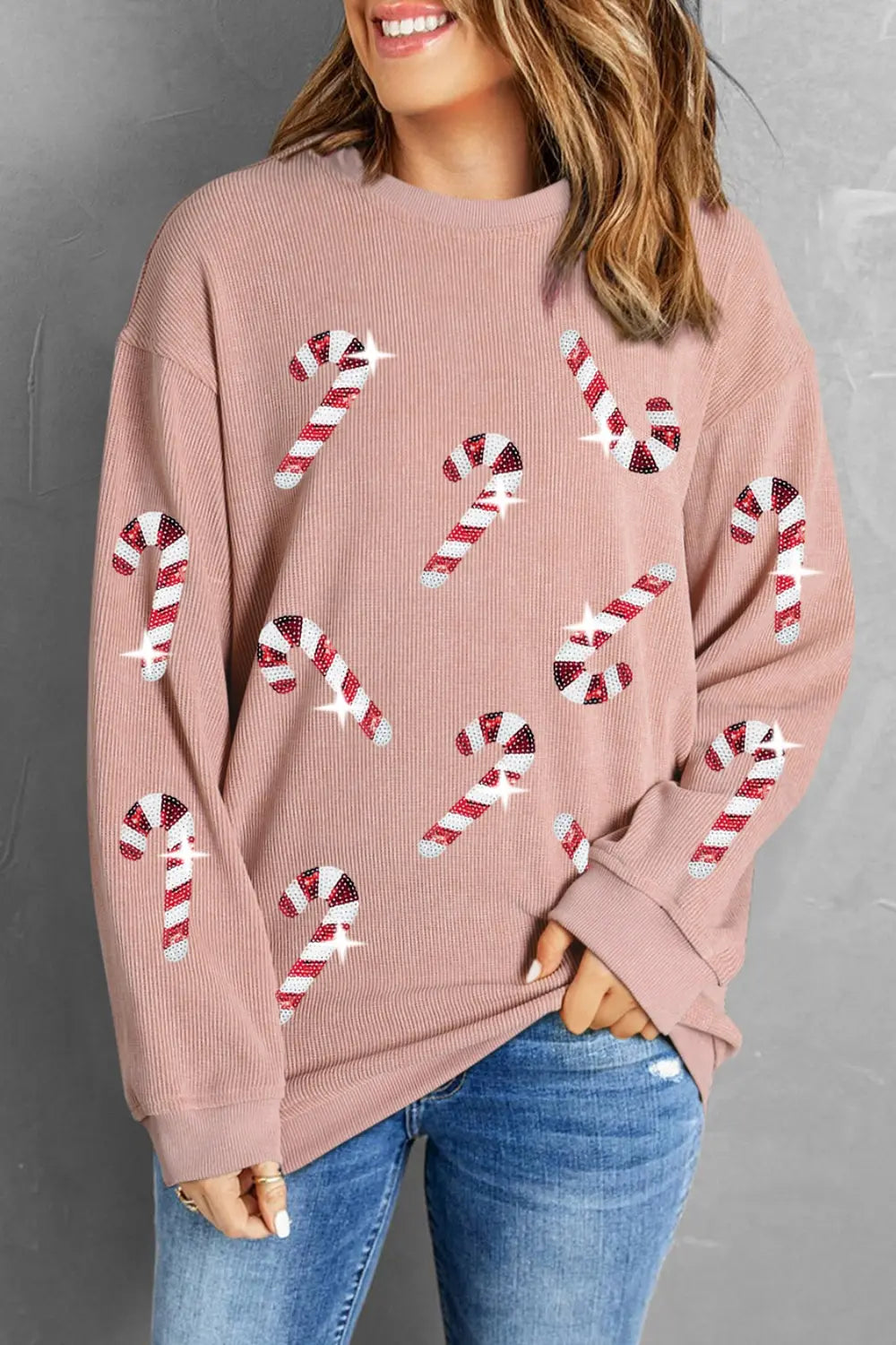 Festive Holiday Red Women's Sweatshirt