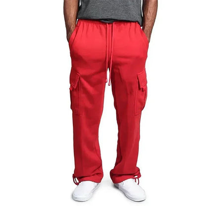 Soft Men's Fleece Cargo Sweatpants