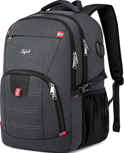 Durable Laptop Backpack with USB and Anti-Theft Features