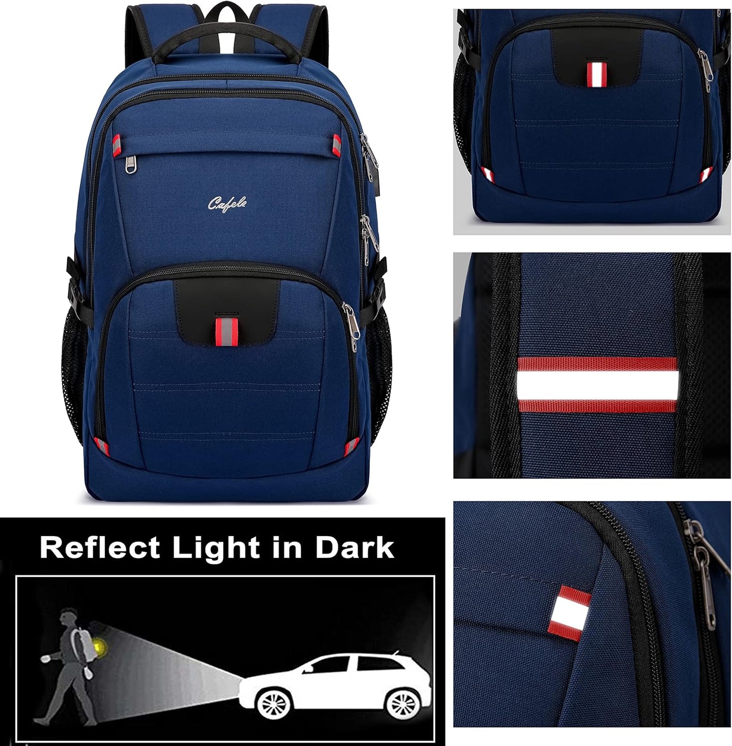Durable Laptop Backpack with USB and Anti-Theft Features
