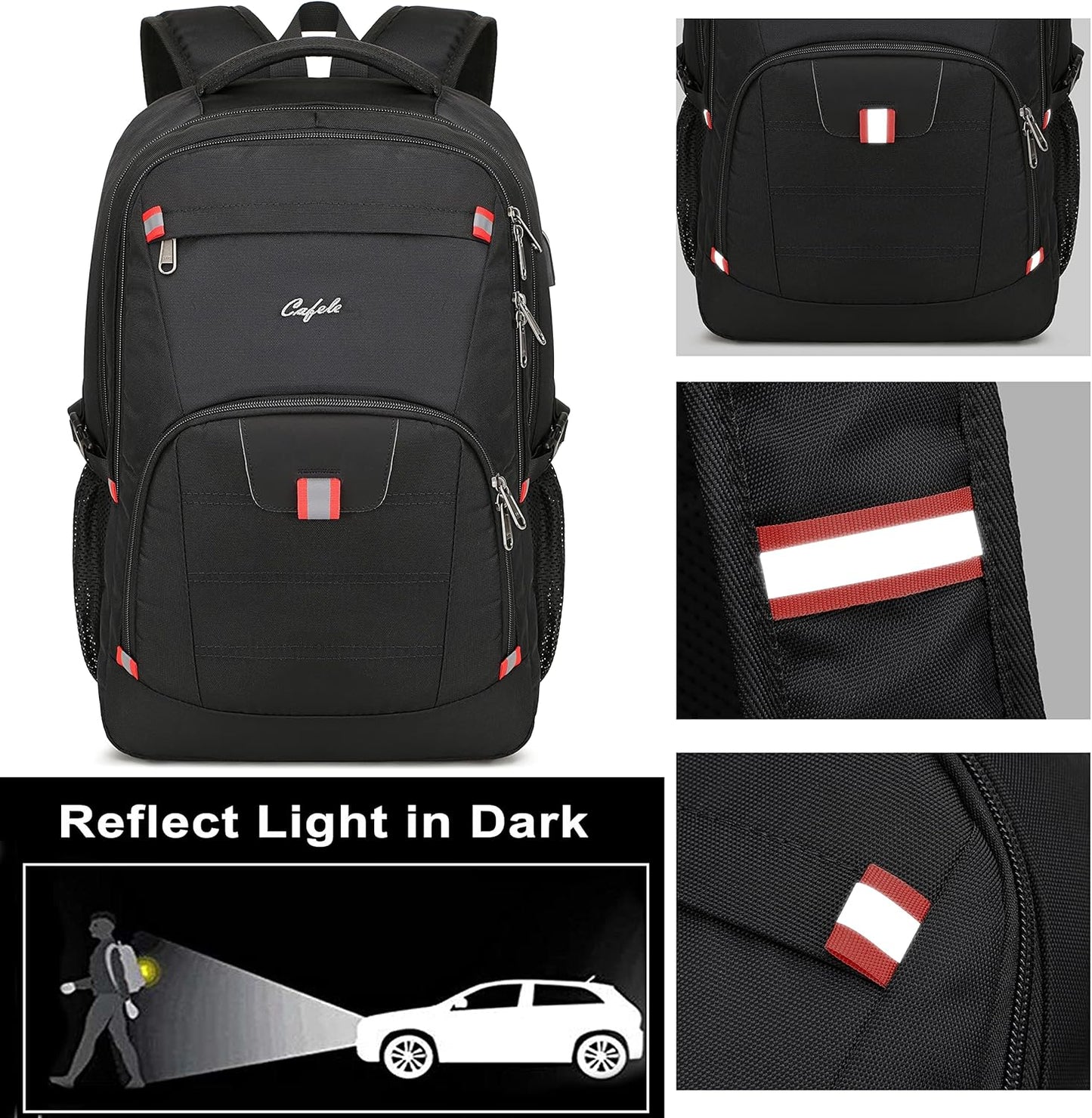 Durable Laptop Backpack with USB and Anti-Theft Features