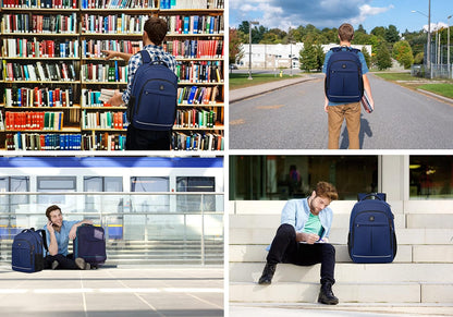 Durable Laptop Backpack with USB and Anti-Theft Features