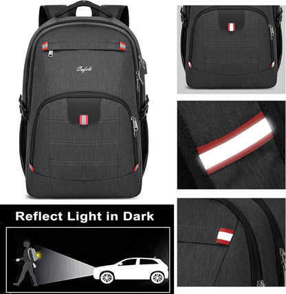 Durable Laptop Backpack with USB and Anti-Theft Features
