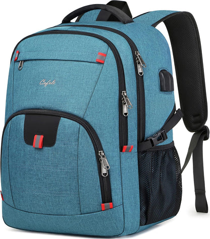 Durable Laptop Backpack with USB and Anti-Theft Features