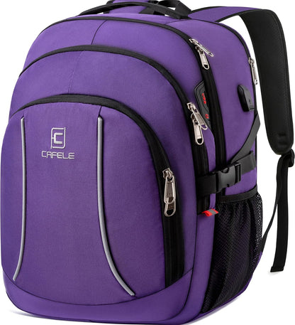 Durable Laptop Backpack with USB and Anti-Theft Features