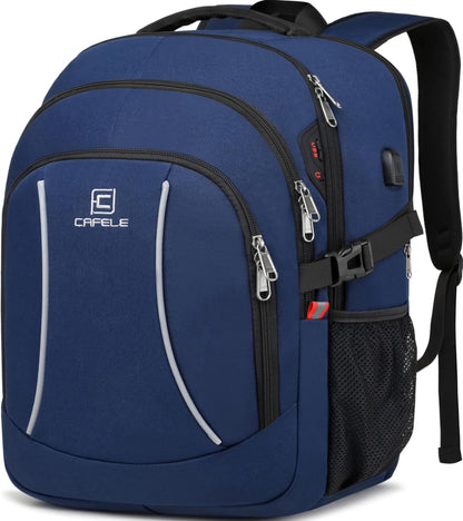Durable Laptop Backpack with USB and Anti-Theft Features