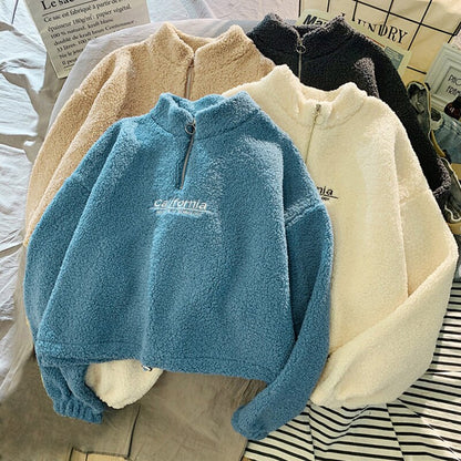 Women's Soft Fleece Sweatshirt for Cold Weather
