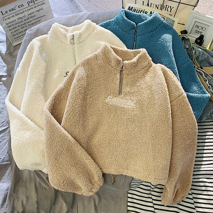 Women's Soft Fleece Sweatshirt for Cold Weather
