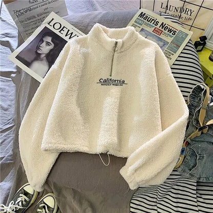 Women's Soft Fleece Sweatshirt for Cold Weather