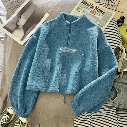 Women's Soft Fleece Sweatshirt for Cold Weather