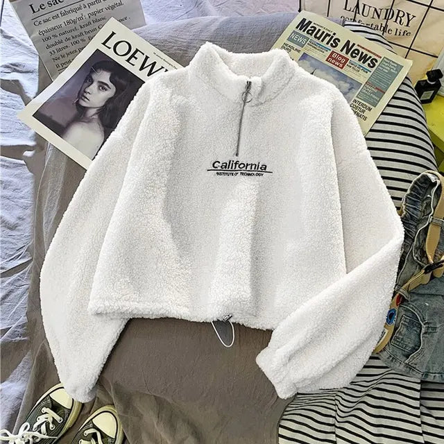 Women's Soft Fleece Sweatshirt for Cold Weather