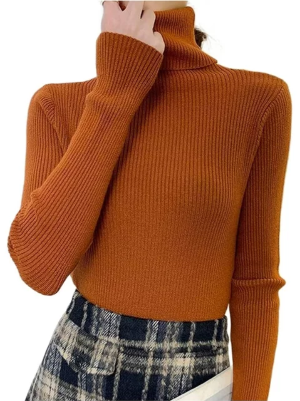 Warm Cozy Cashmere Turtleneck Sweater