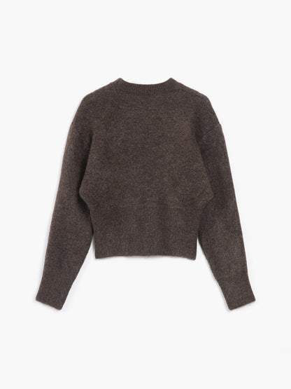 Camille | Relaxed Fit Half-Zip Fuzzy Sweater