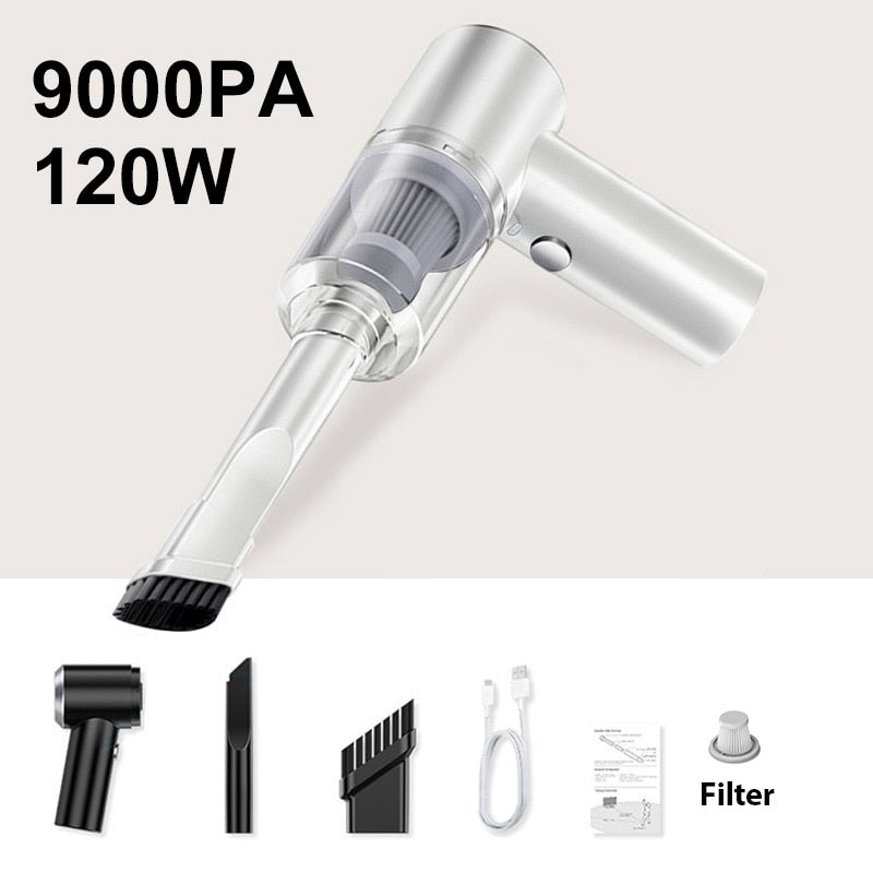 Compact Travel Car Vacuum Cleaner