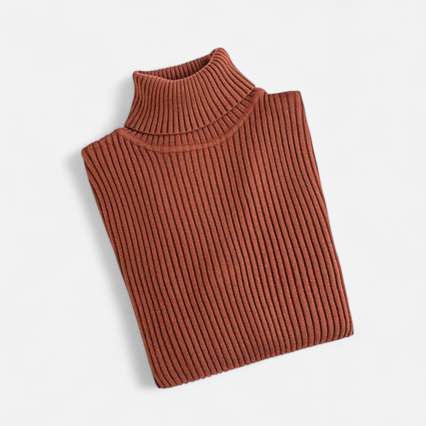 Warm Knitted Women's Turtleneck Jumper