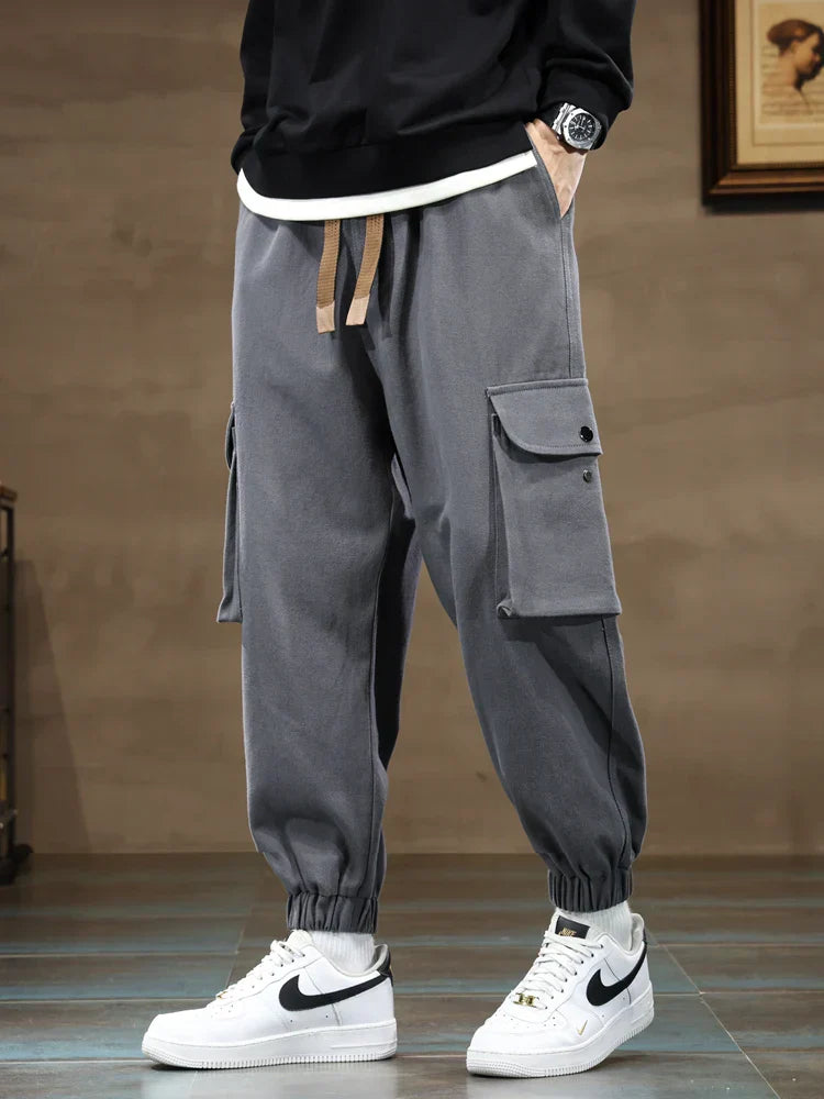Comfy Men's Jogger Pants Durable Daily Wear