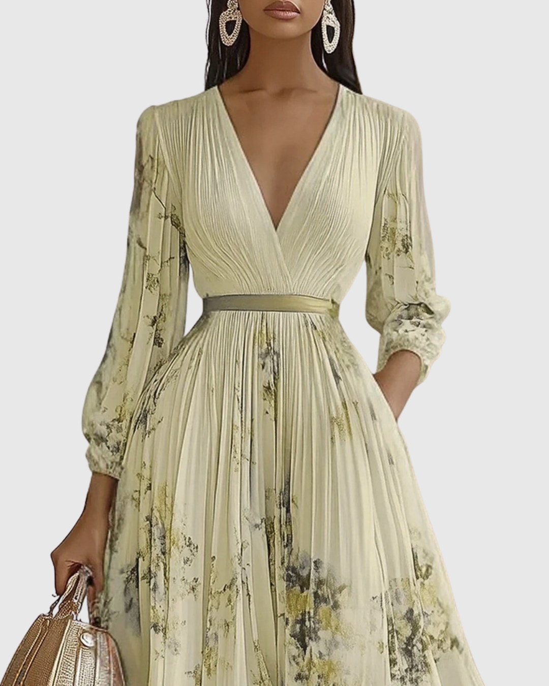 Image of Carla | Women's Sleeveless A-Line Midi Dress