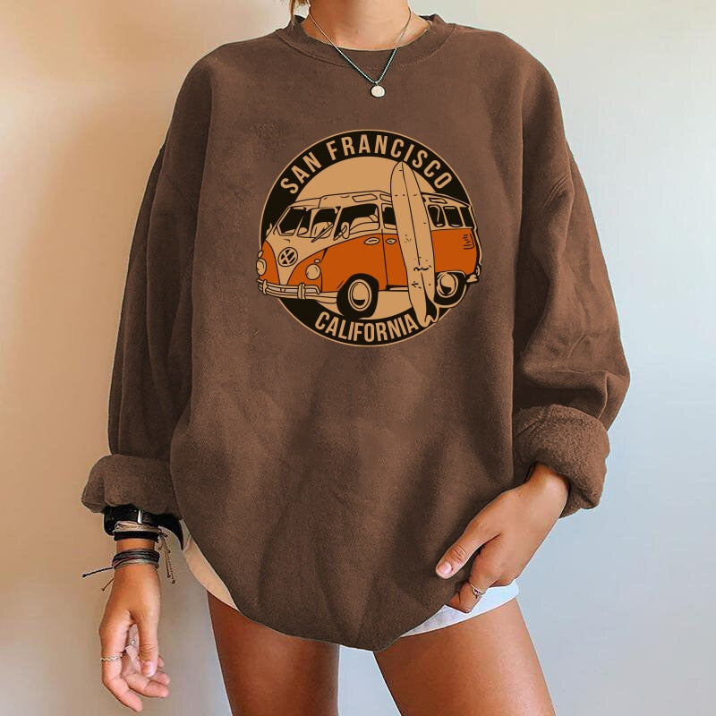 Relaxed Fit Womens Sweatshirt