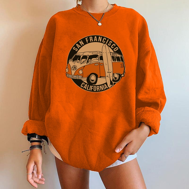 Relaxed Fit Womens Sweatshirt
