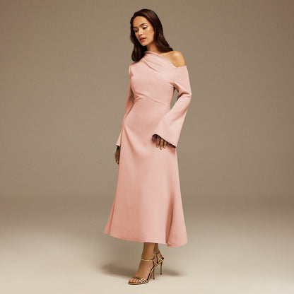 Cassandra | Asymmetric Fit Crepe Wedding Guest Dress
