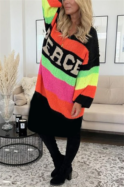 Relaxed Fit Beach Sweater - Pastel