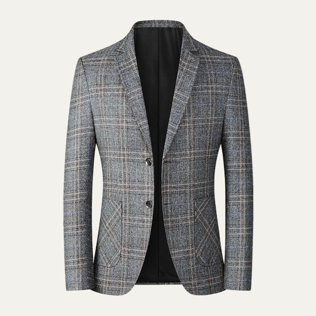 Stylish Men's Checked 2 Button Jacket - OutfitLondon