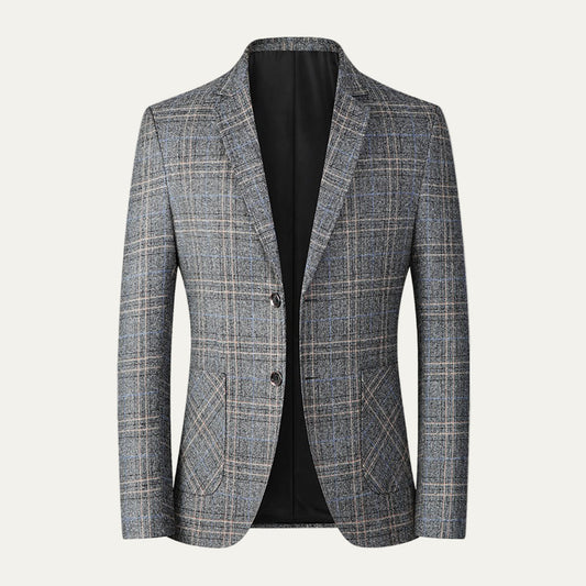Stylish Men's Checked 2 Button Jacket - OutfitLondon