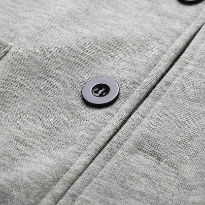 Men's Textured Zipper Sweater Jacket