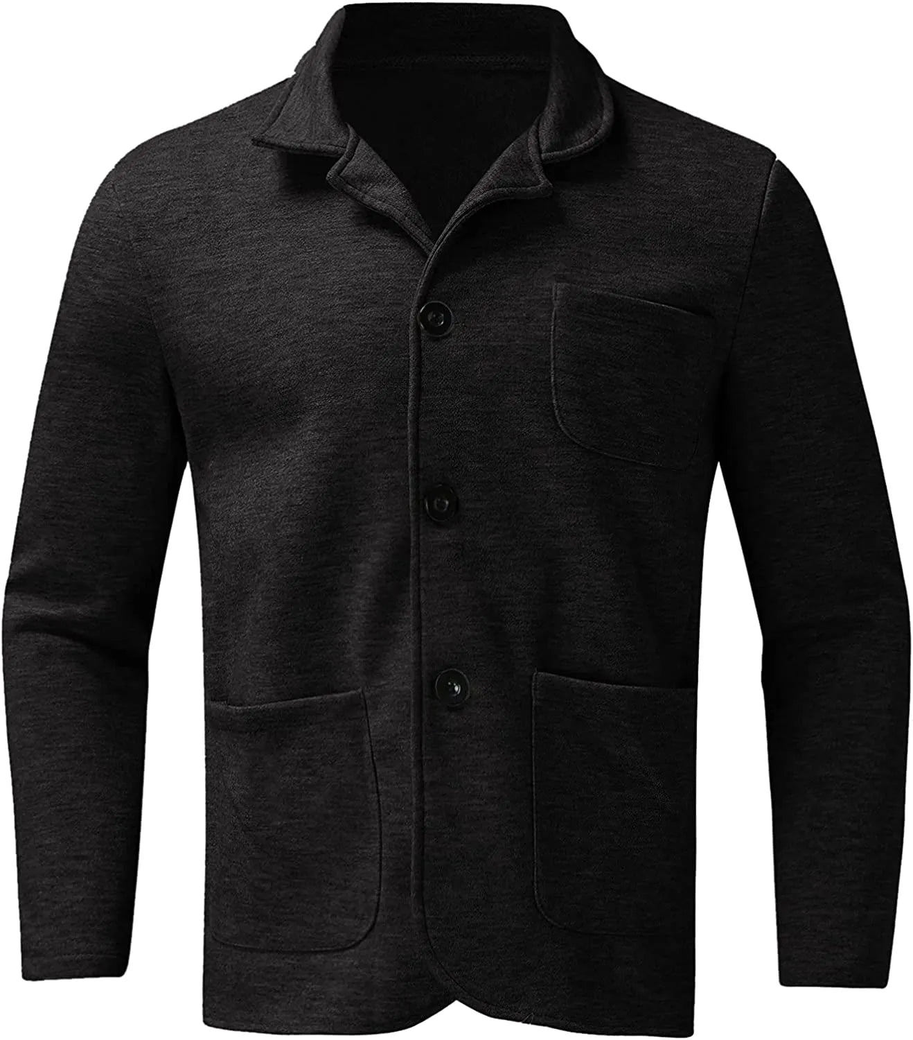 Men's Textured Zipper Sweater Jacket