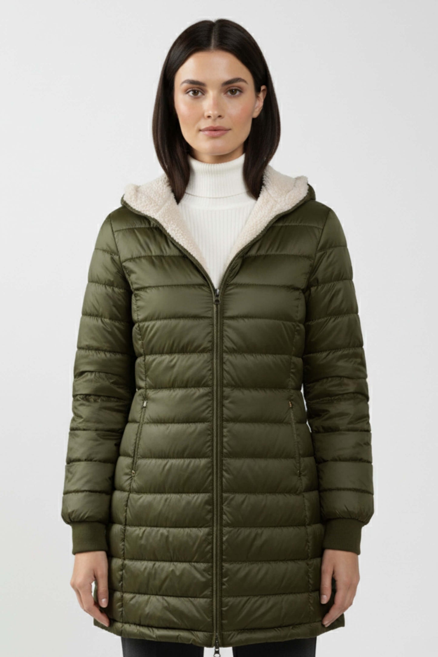 Warm Down Filled Waterproof Parka Coat