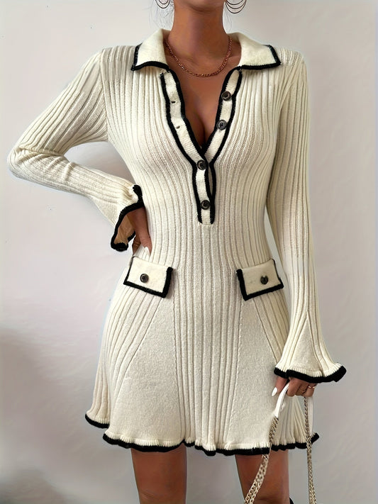 Classic Fit Women's Sweater Dress - OutfitLondon