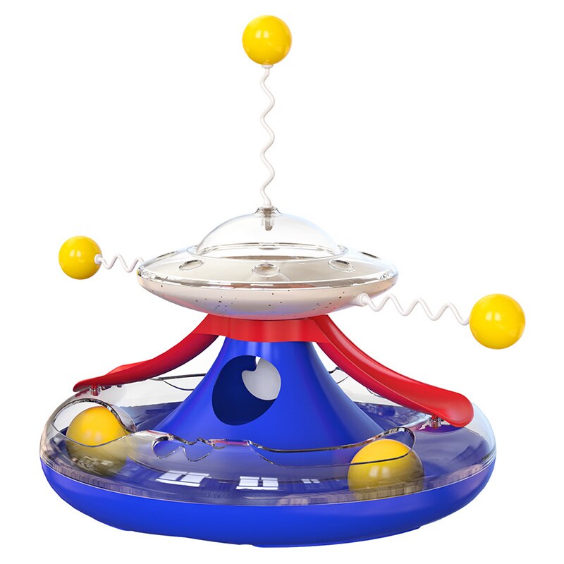 Turntable Cat Toy Puzzle Leakage Food Toy for Cats