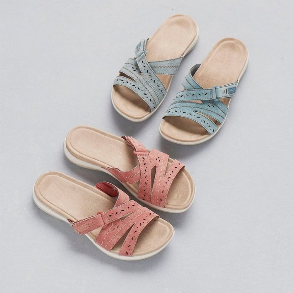 Leather Soft Footbed Orthopedic Arch-Support Shoes