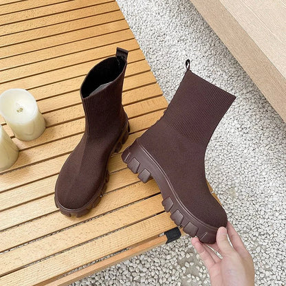 Cozy Cable Knit Ankle Boot Socks