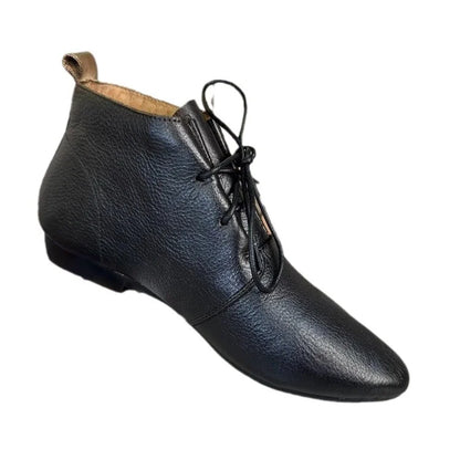 Comfy Women's Ankle Boots - Lace Up Casual Shoes