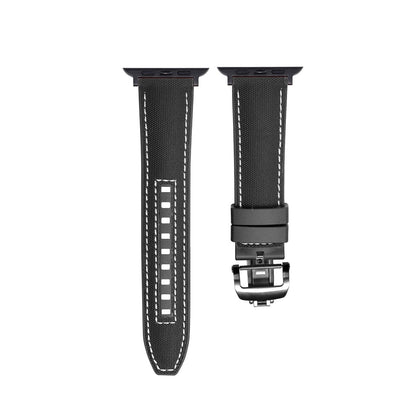 Comfortable Rubber Apple Watch Band With Strong Clasp